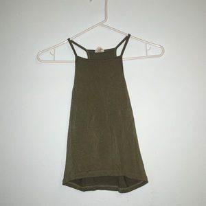 Full Tilt (Tilly’s) Dark Green Halter Top